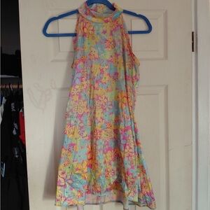 Floral Halter Dress